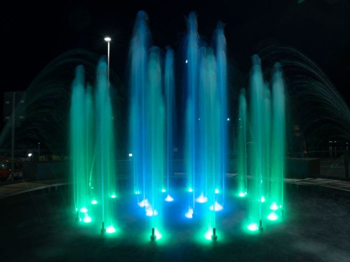 Archisio - Forme Dacqua - Progetto Focus per aquam - fontana danzante musicale