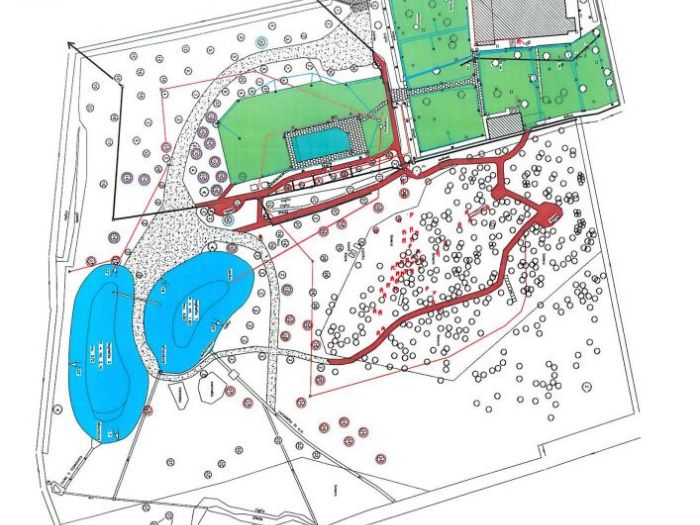 Archisio - Sttec Assto Vannuzzi E Carratelli - Progetto Rilievo stato di fatto giardino