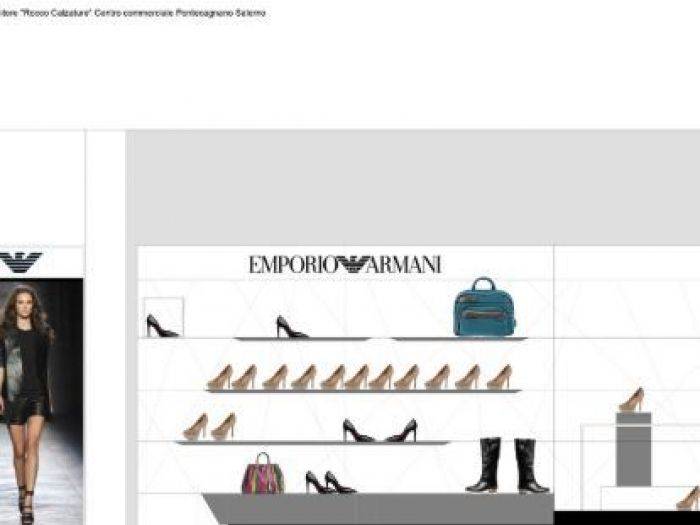 Archisio - Arch Enzo Cannavale - Progetto Showroom rocco calzature afragola napoli