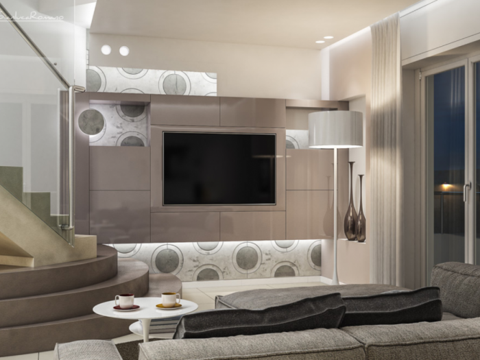 Archisio - 3d Gianluca Romano - Progetto Elegant living