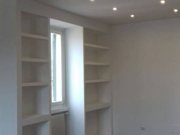 Archisio - Edil Urbe Di Marco Parente - Progetto Opere in cartongesso controsoffitti librerie mensole e nicchie