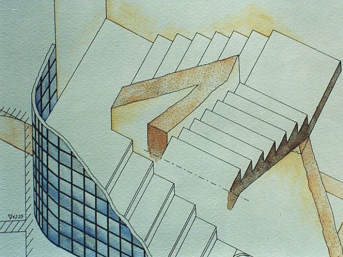 Archisio - Luigi Vasari Interior Design - Progetto Realizzazione scala