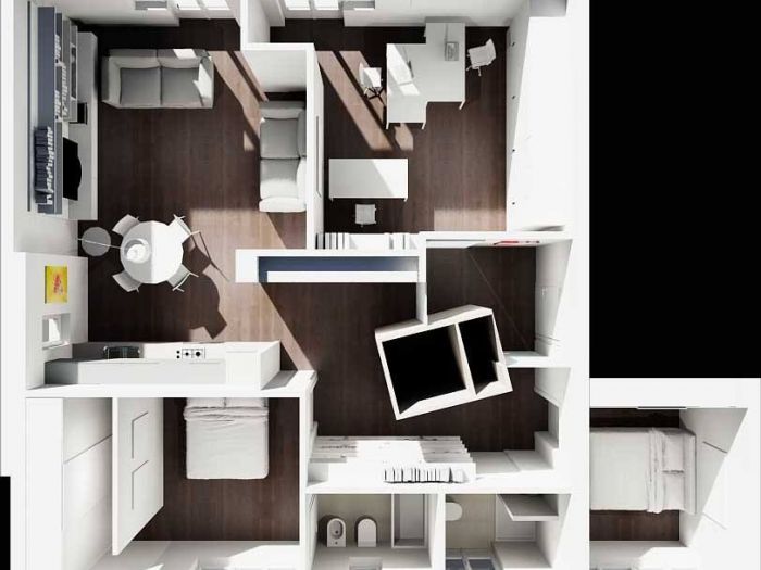 Archisio - Chiara Camilli - Progetto Casa lm - quando la casa e anche ufficio