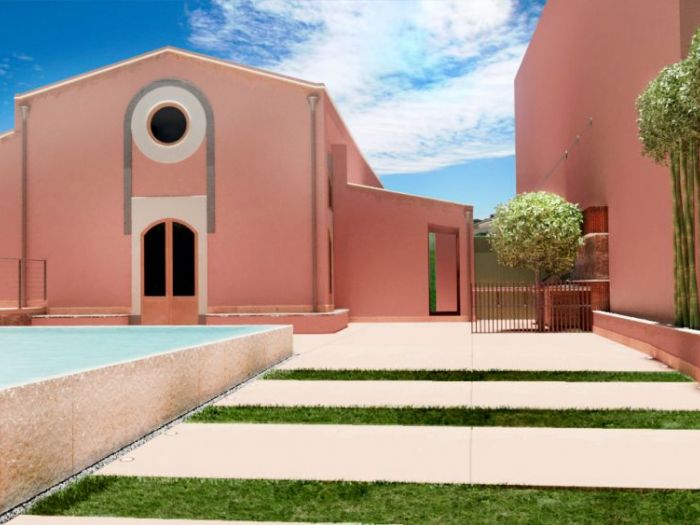 Archisio - Vincenzo Bonarrigo - Progetto Progetto piscina a sfioro e organizzazione esterna