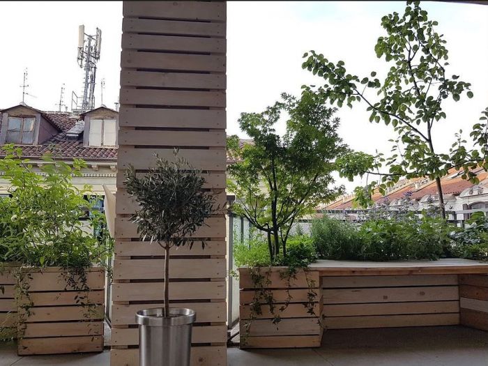 Archisio - Suingiardino Snc - Progetto Terrazzo bianco legno