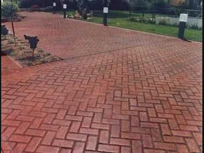 Archisio - Giovanna Basile - Progetto Pavimento in cemento stampato realizzazione in calabria