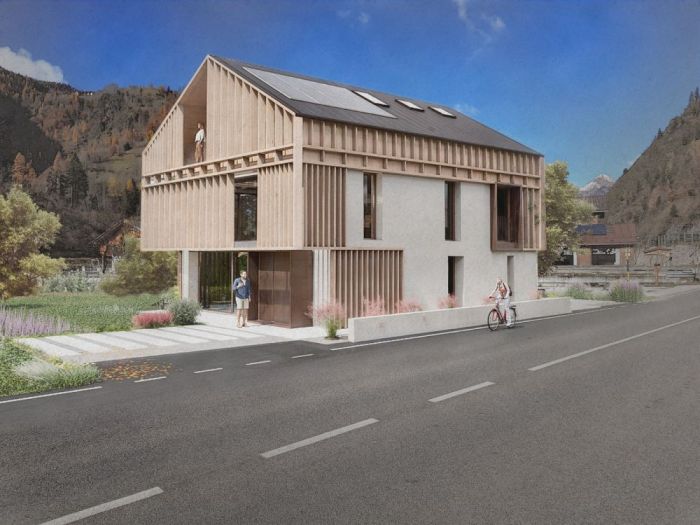 Archisio - Bortoluzzi Associati Enrico Bortoluzzi Architetto - Progetto Casa sul lago - alleghe