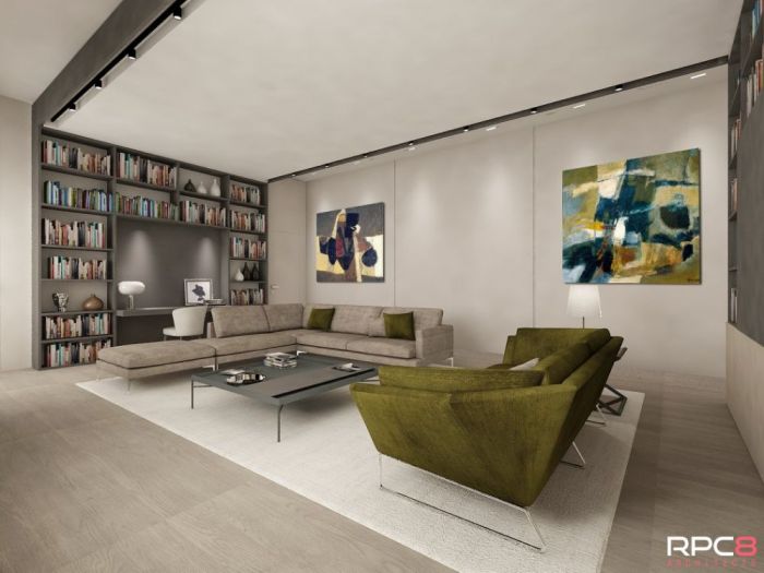 Archisio - Eleonora De Donatis - Progetto Rpc8 architect - privat apartment in parioli