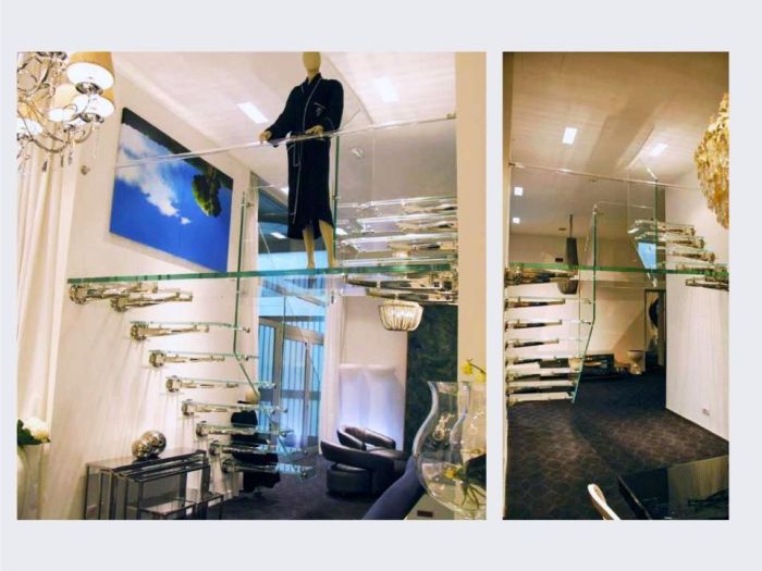 Archisio - Vetreria Artistica Tonazzi - Progetto Scale in vetro e acciaio