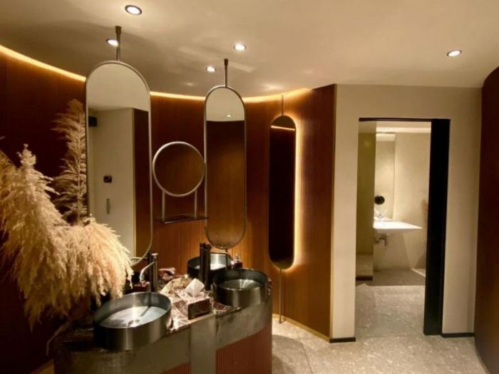 Archisio - Zeno Decorazioni - Progetto Il metallo fuso per bagni di design