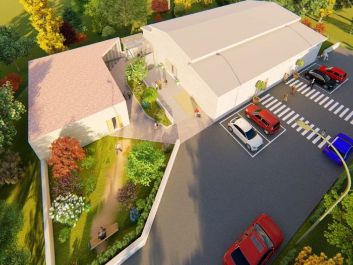 Archisio - Andrea Sorci Natural Living - Progetto Ipotesi progetto di ripristino di un capannone a borghetto flaminio rm per la sede museale della fondazione