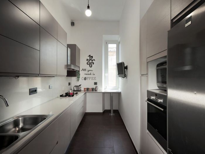 Archisio - Gruppo Castaldi - Progetto Colors in love - progettazione e ristrutturazione appartamento rione prati roma