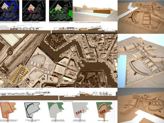 Archisio - Simone Inverizzi - Progetto Progetto di riqualificazione del forte san pietro a livorno
