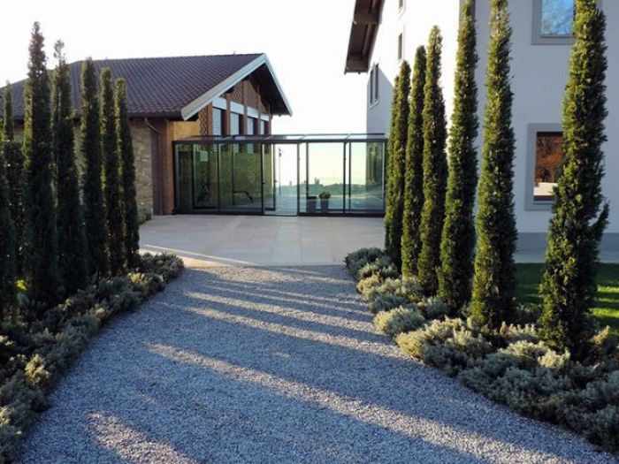 Archisio - Rizzi Giardini - Progetto Riqualificazione spazi esterni di un agriturismo in collina