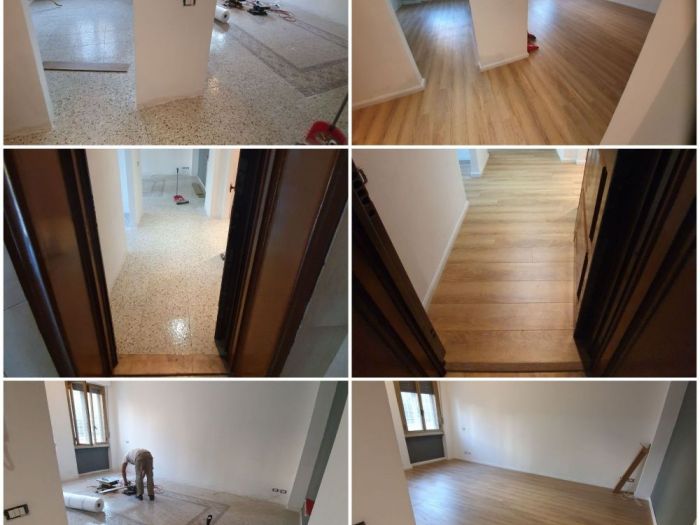 Archisio - Parquettista Roma - Progetto Posa pavimento laminato e vinilico
