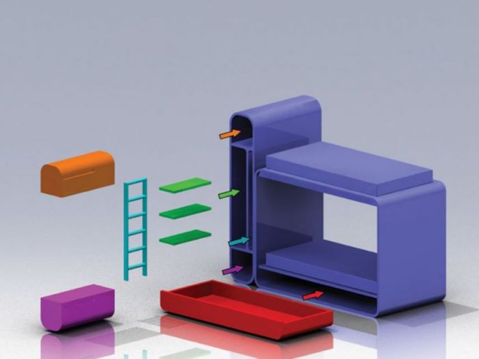 Archisio - Davide Sonnino - Progetto Made contest 2015 sleeding