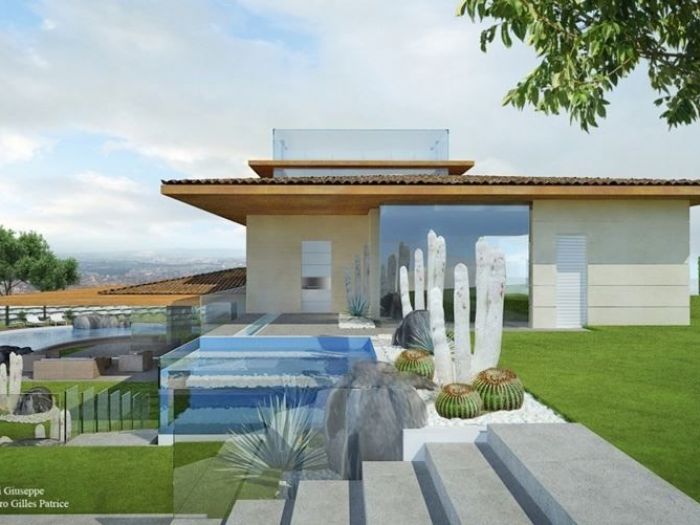Archisio - Gilles Patrice Arch Todaro - Progetto Lussuosa villa unifamiliare superpanoramica
