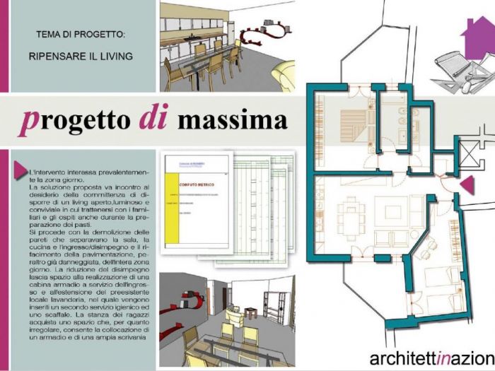 Archisio - Concetta Pastore - Progetto Il living