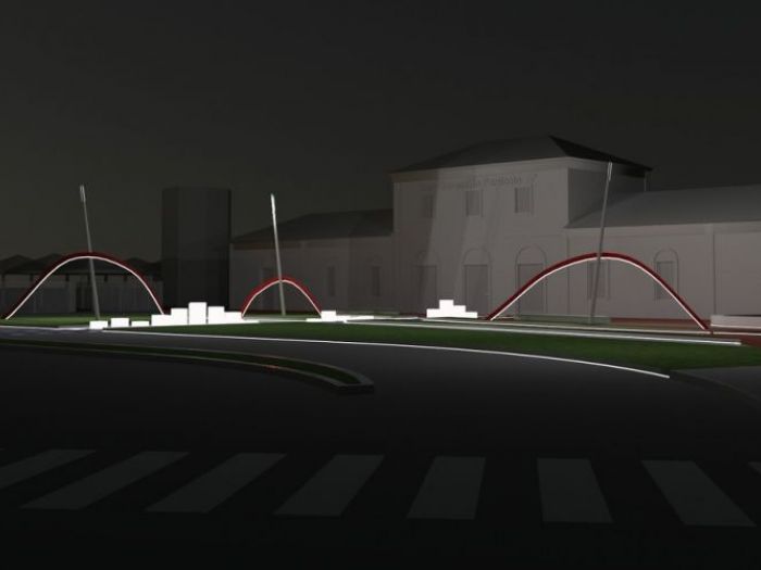 Archisio - Soa Spazio Oltre Larchitettura - Progetto Alt stazione arte e bici alla fermata del treno