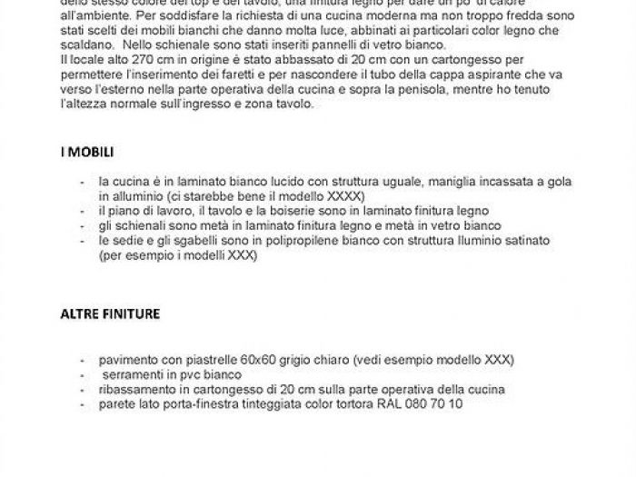 Archisio - Luca Riccardo - Progetto Cucina abitabile