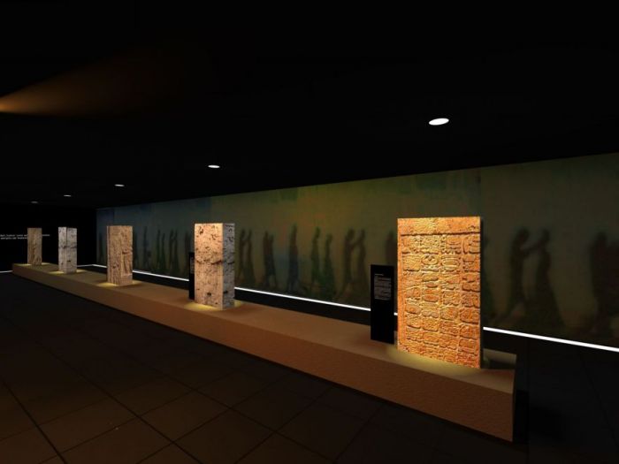 Archisio - Javier Reyes Batista - Progetto Marte museumHall allestimento temporaneo