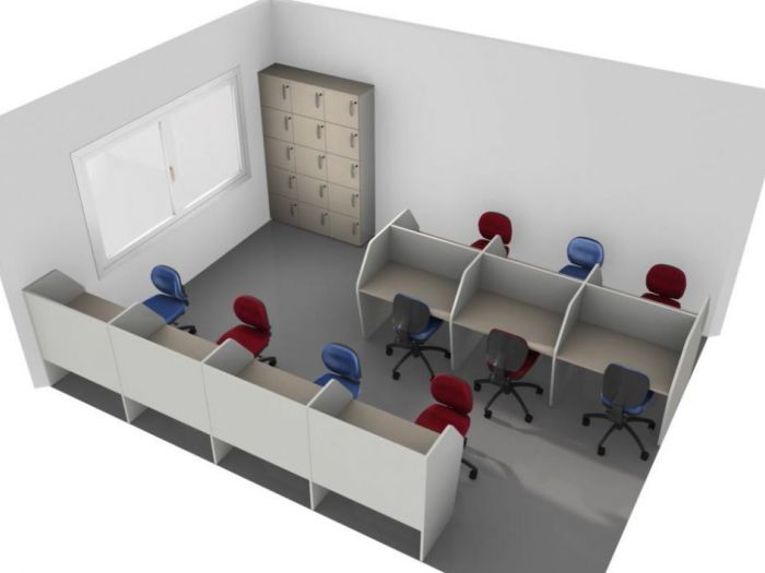 Archisio - Imetallici Di Taverna Andrea Taverna - Progetto Ufficio call-center remax