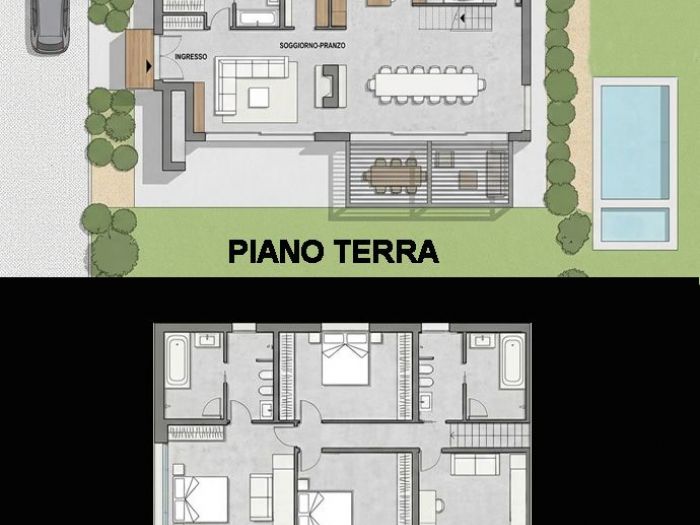 Archisio - Mparchitettura - Progetto casa unifamiliare nzeb in provincia di pisa