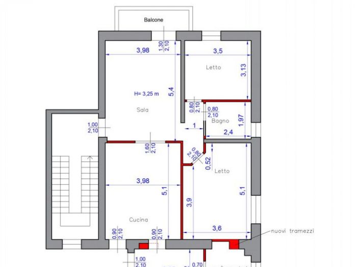 Archisio - Angela Scibetta - Progetto Ristrutturazione appartamento