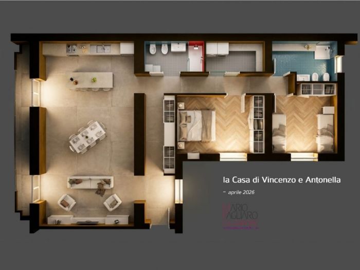 Archisio - Mario Pagliaro - Progetto La casa di vincenzo e antonella