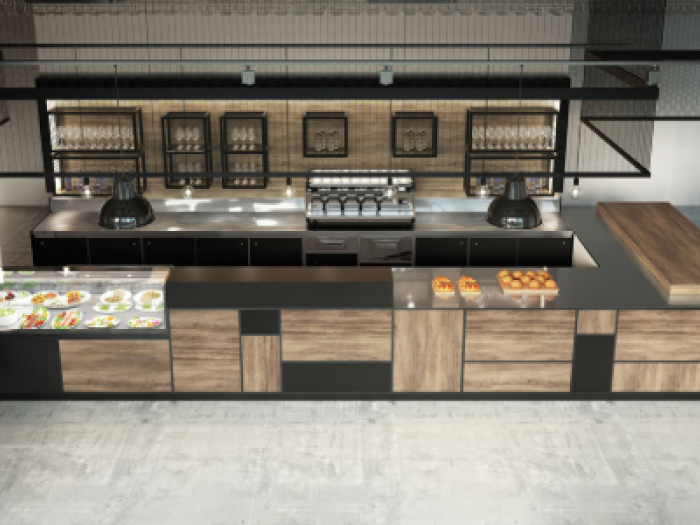 Archisio - Gamastudiohd - Progetto Allestimento bar