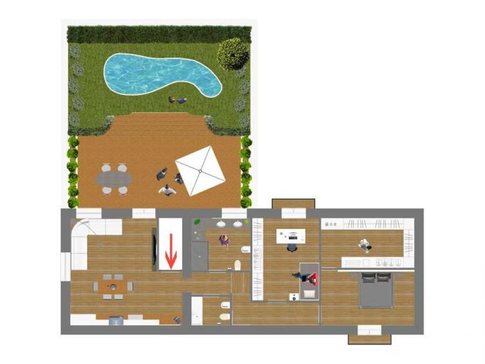 Archisio - Antonio Felicetti Architettura Interior Design - Progetto Casa in cetro storico