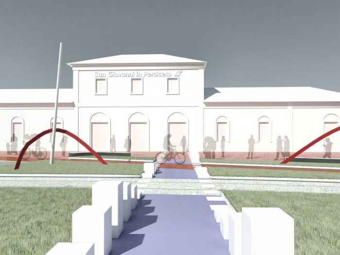 Archisio - Soa Spazio Oltre Larchitettura - Progetto Alt stazione arte e bici alla fermata del treno