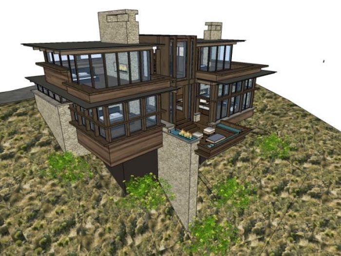 Archisio - Andrea Daguanno - Progetto Nuova edificazione villa in washington dc