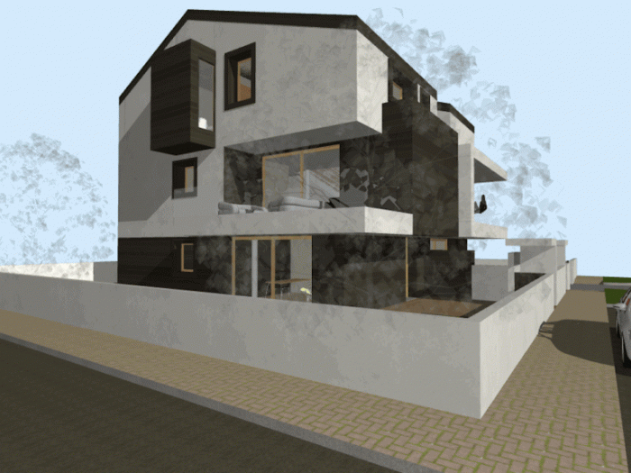 Archisio - Glagabriele Lottici Architetto - Progetto Casa per due famiglie