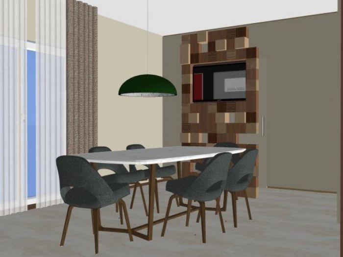 Archisio - Casesa Tiziano - Progetto Progetto soggiorno-cucina 2