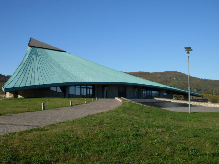 Archisio - Ateliers Romeo - Progetto La chiesa di theotokos a loppiano - fonte battesimale -