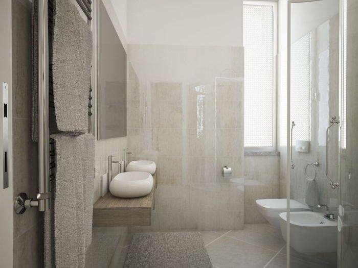 Archisio - Mc Rendering Solution - Progetto due camera da lettoe due zone giorno