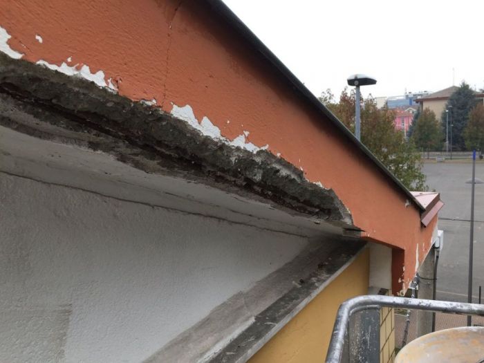 Archisio - Angelo Edilizia Generale - Progetto Opere di restauro e risanamento conservativo delle facciate impermeabilizzazione cornicione e decorazione scala