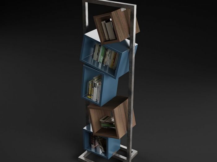 Archisio - Daniele Mezzetti - Progetto Libreria bifacciale