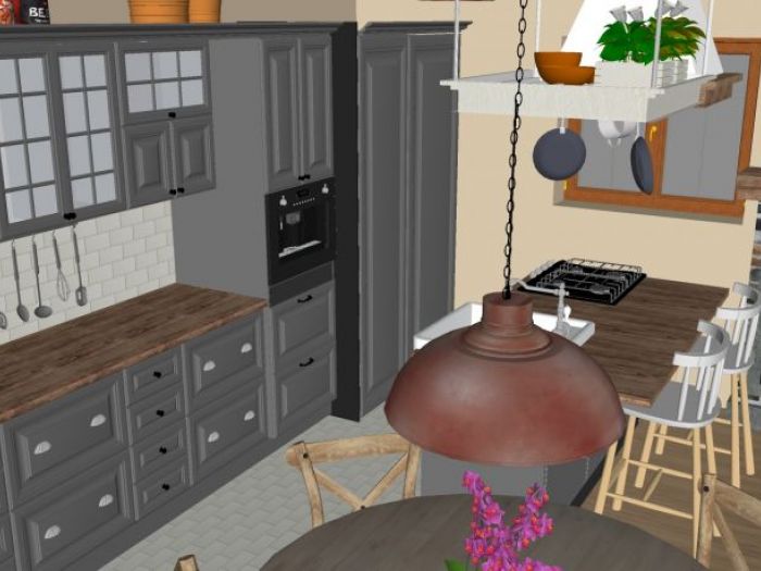 Archisio - Casesa Tiziano - Progetto Appartamento 70mq stile shabby chic