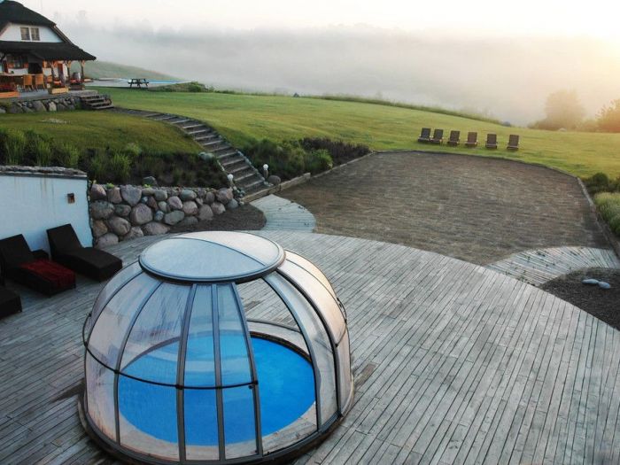 Archisio - Aquanova - Progetto Coperture per vasche idromassaggio