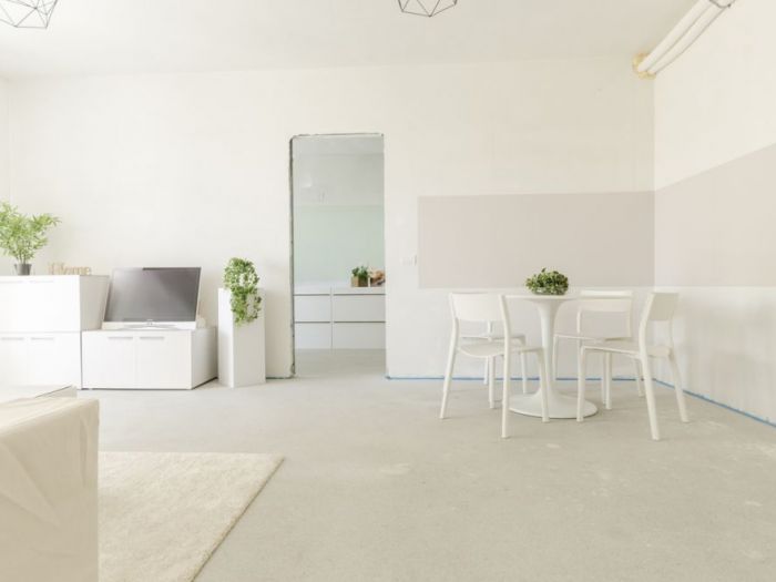 Archisio - Gilardi Interiors On Staging - Progetto Intervento di home staging destinato alla venditaquadrilocale al grezzo libero da cose e persone