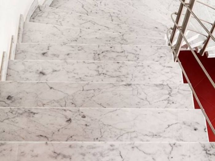 Archisio - Carpenteria Fabbro Alma - Progetto Marmo per scale