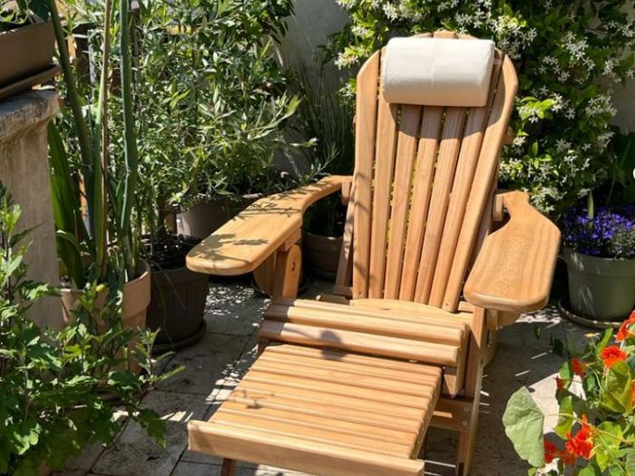 Archisio - Casa Tua Srl Unipersonale - Progetto Sedia adirondack reclinabileallungabile e pieghevole