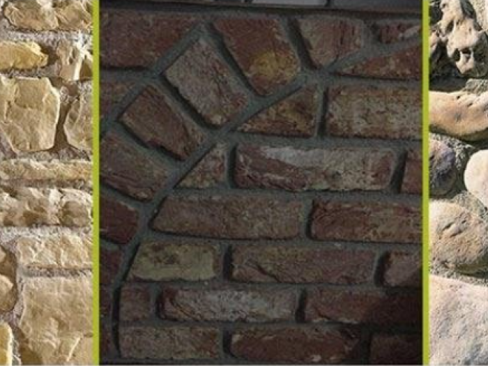 Archisio - Impresa Sharon Srls - Progetto Appartamentiville lavorazione mattoni faccia a vista e rivestimenti in pietra