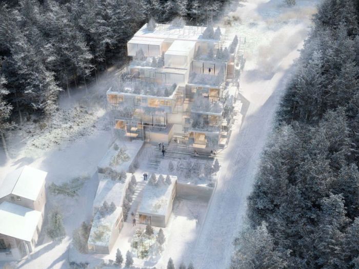 Archisio - Plasma Studio - Progetto Resort chalets jasna