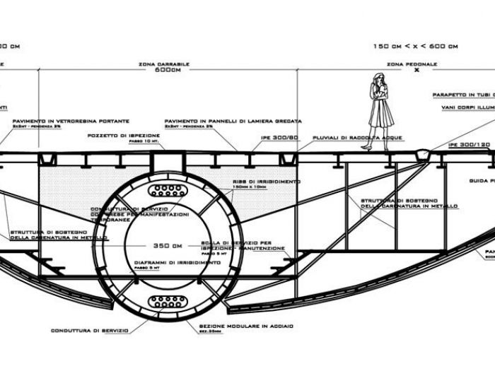 Archisio - Maria Leone Gruppospa - Progetto Concorso internazionale il ponte della musica