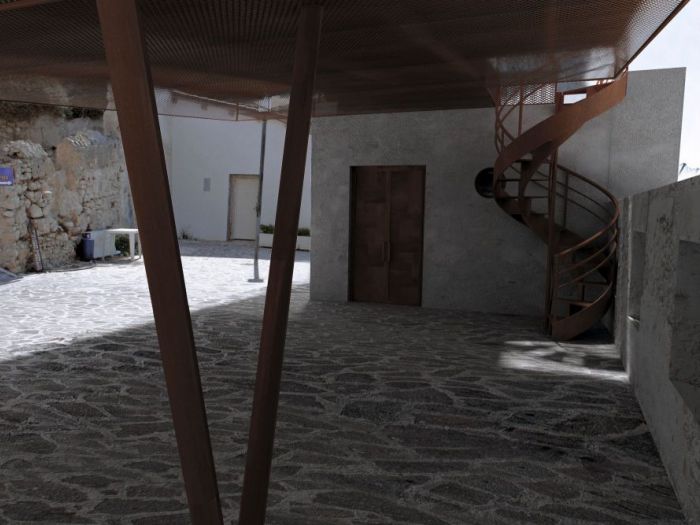 Archisio - Rdstudioarchitettura - Daniele Russo - Progetto Progetto per una pensilina in ferro corten - flying