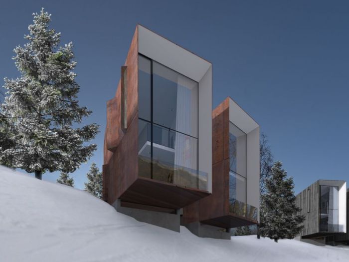 Archisio - Bicuadro - Progetto Nest powder mountain lot 9 salt lake city