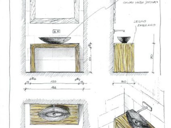 Archisio - Studio Di Architettura Mannelli - Progetto Bagno